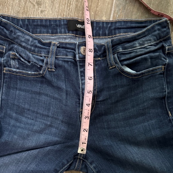 VERVET BY FLYING MONKEY Deep Indigo Skinny Jeans - Picture 7 of 8